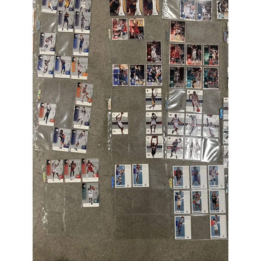 Lot of 200+‎ 2001-2002 NBA Upper Deck & Fleer Mixed Vintage Y2K